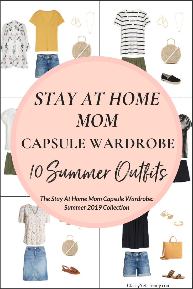 The Stay At Home Mom Summer 2019 Capsule Wardrobe Preview + 10 Outfits