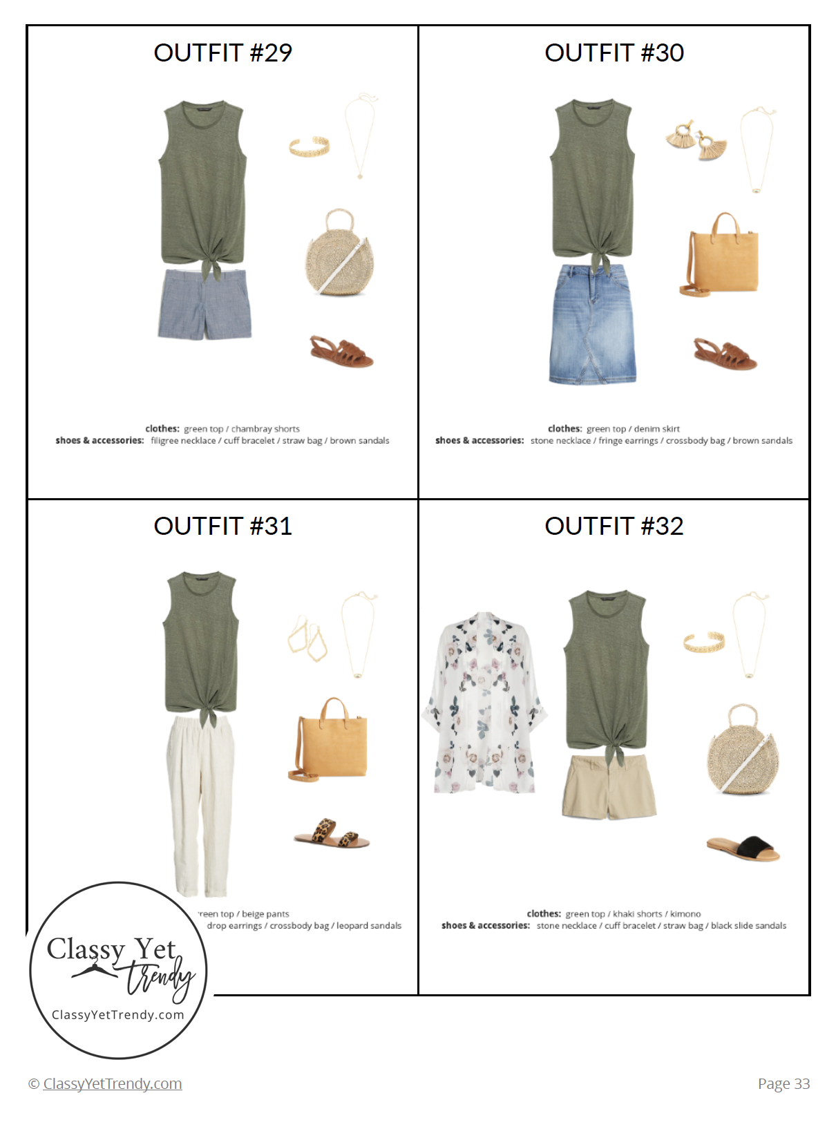 Stay At Home Mom Capsule Wardrobe Summer 2019 - page 33