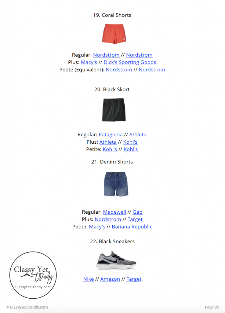 The Athleisure Capsule Wardrobe: Summer 2019 Collection