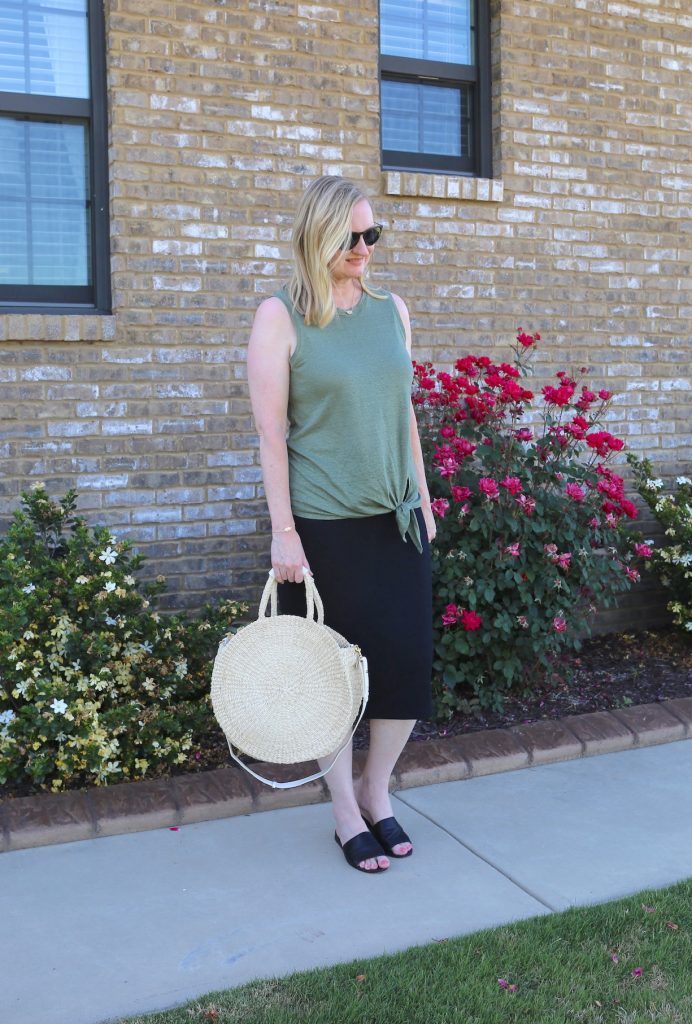 Olive and Black Outfit 4
