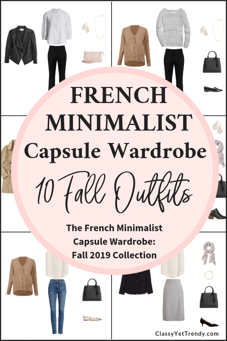 French Minimalist Capsule Wardrobe Fall 2019 Preview + 10 Outfits