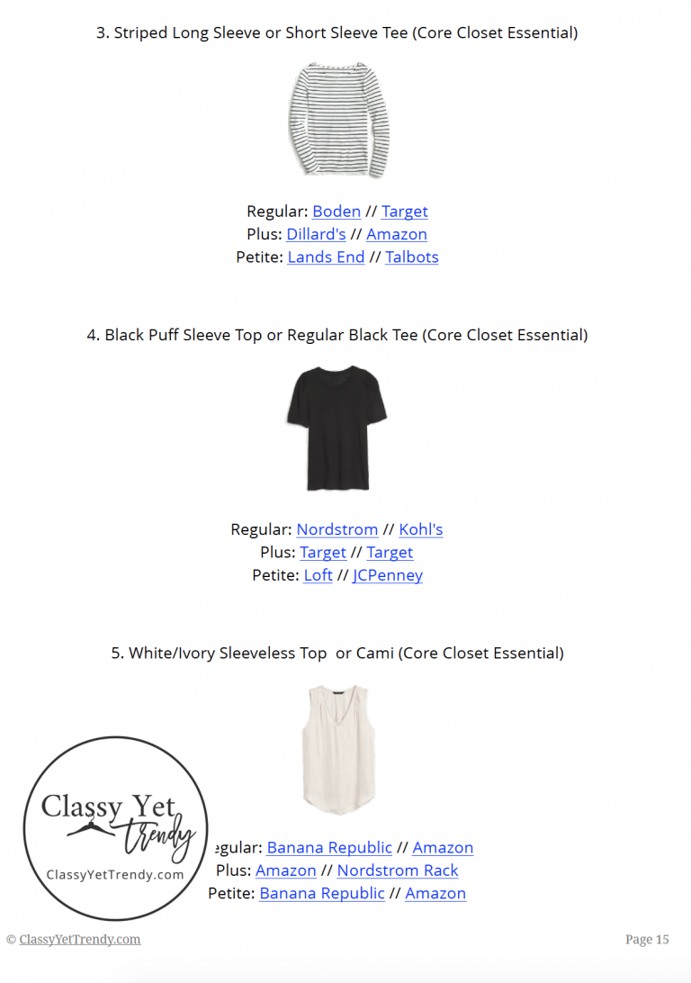 The French Minimalist Capsule Wardrobe: Fall 2019 Collection - Classy ...