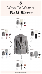 6 Ways To Wear A Plaid Blazer - Classy Yet Trendy