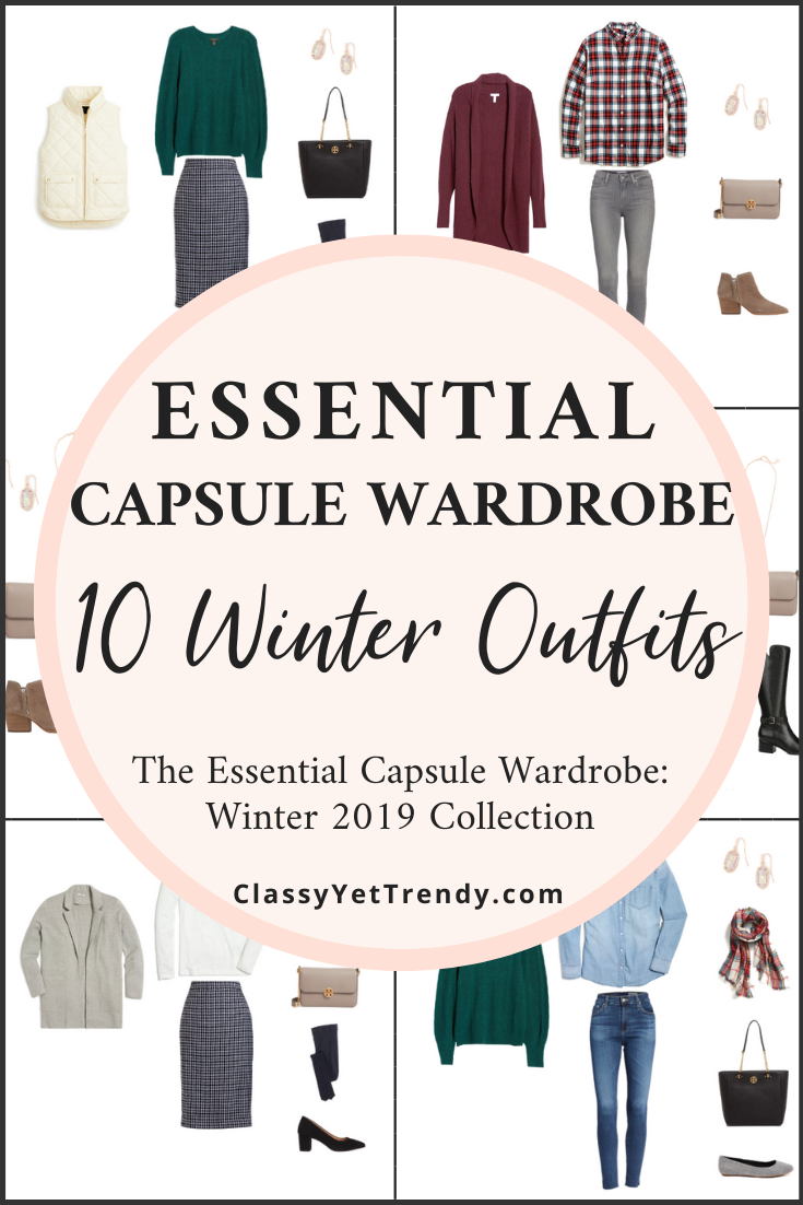 The Essential Capsule Wardrobe Winter 2019 Preview + 10 Outfits
