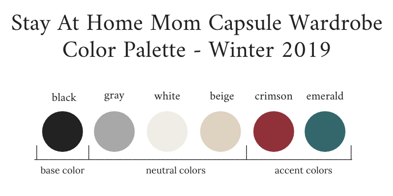 Stay-At-Home-Mom-Capsule-Wardrobe-Winter-2019-Color-Palette