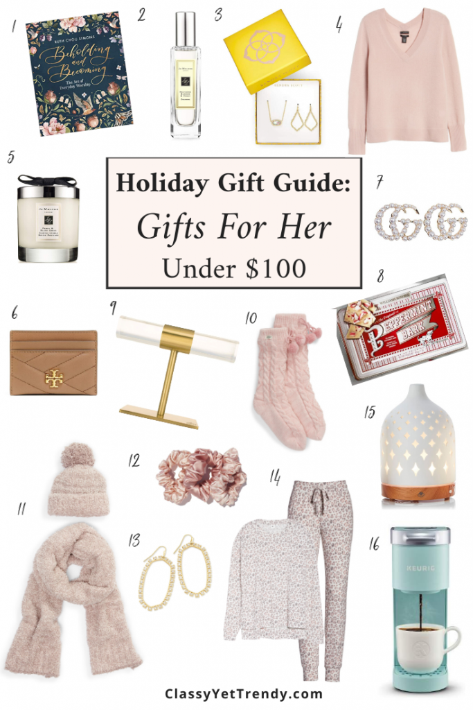 Holiday Gift Guide 2019: Gifts For Her Under $100 - Classy Yet Trendy