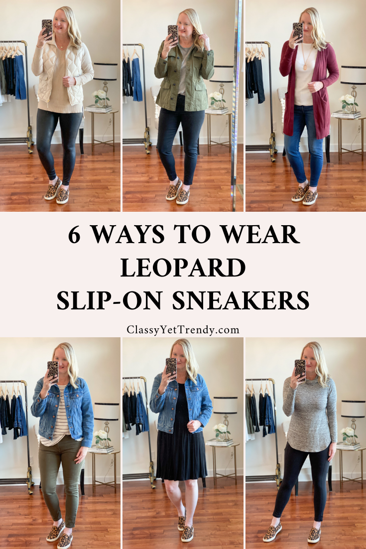 6 Ways To Wear Leopard Slip-On Sneakers