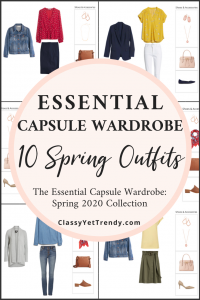 The Essential Capsule Wardrobe Spring 2020 Preview + 10 Outfits ...