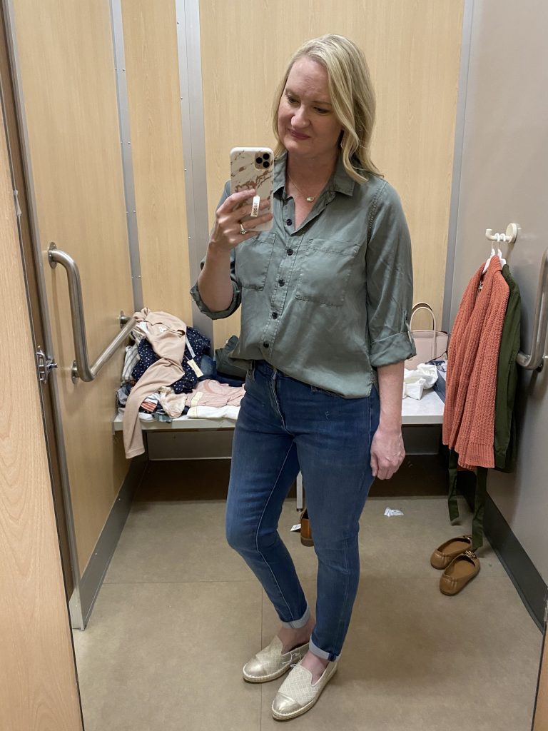 Target Dressing Room Try-On Session - Lots of Spring Outfits! - Classy ...