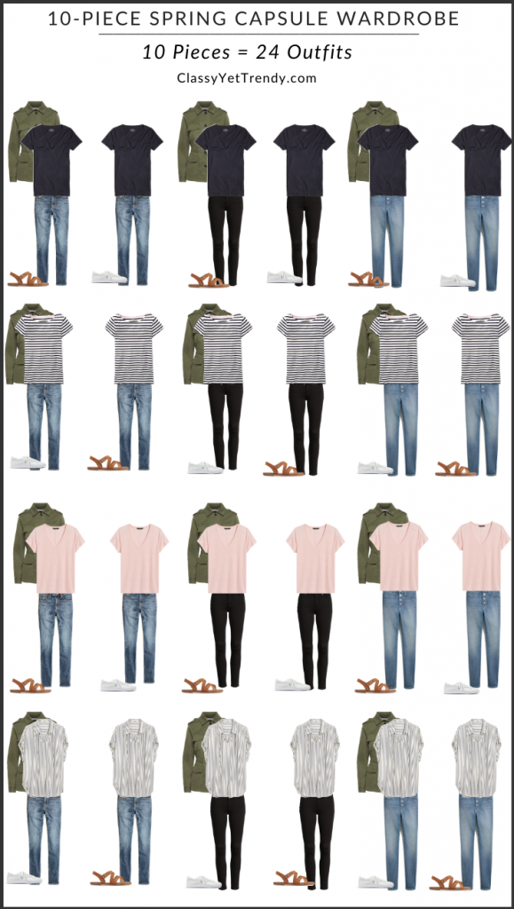 SPRING CAPSULE WARDROBE - TRAVEL EDITION