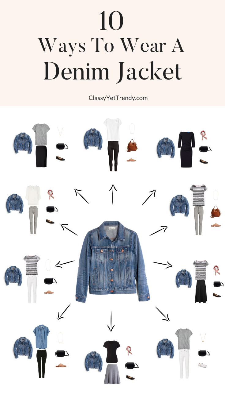 ear Monograph Analyst 10 Ways To Wear A Denim Jacket - Classy Yet Trendy