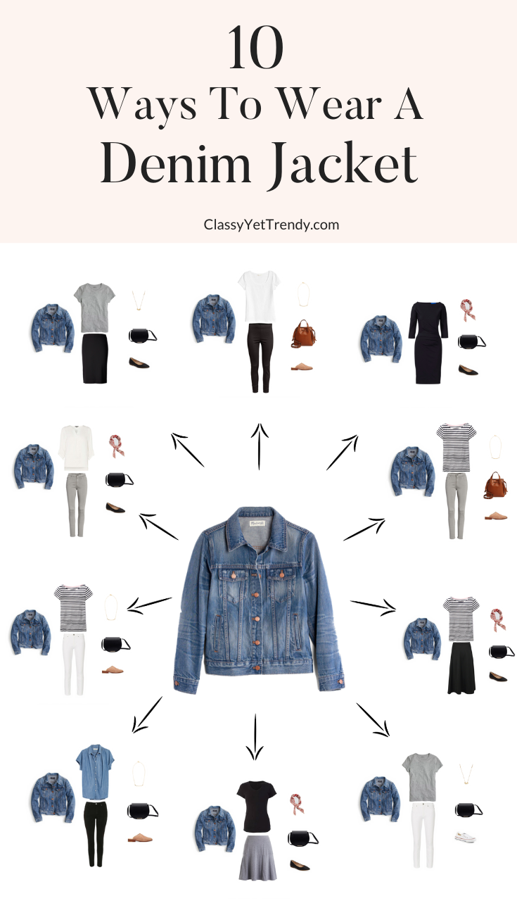 11 Ways To Wear A Denim Jean Jacket That Will Always Look Cool