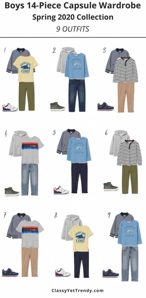 Boys-14-Piece-Capsule-Wardrobe-Spring-2020-Outfits