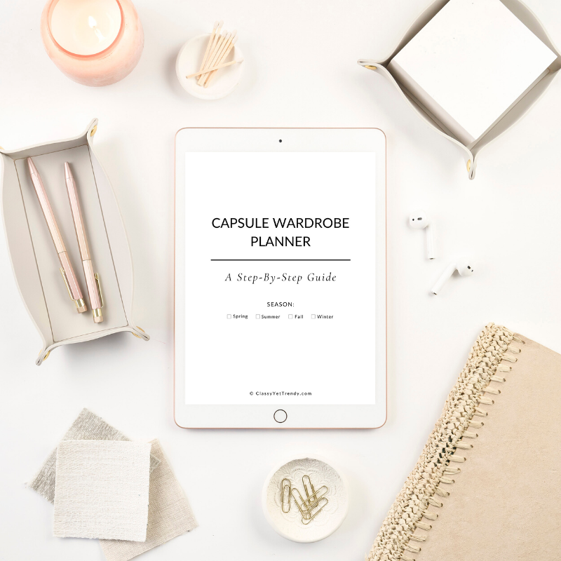 Free Printable 10 Page Capsule Wardrobe Season Planner Classy Yet Trendy