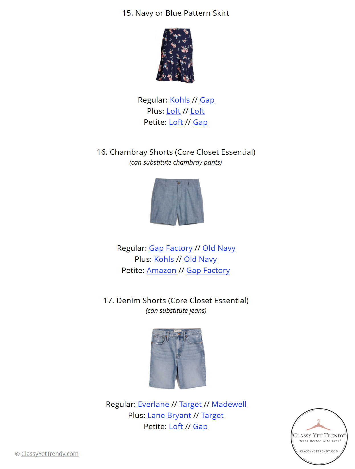 The Essential Capsule Wardrobe: Summer 2020 Collection - Classy Yet Trendy