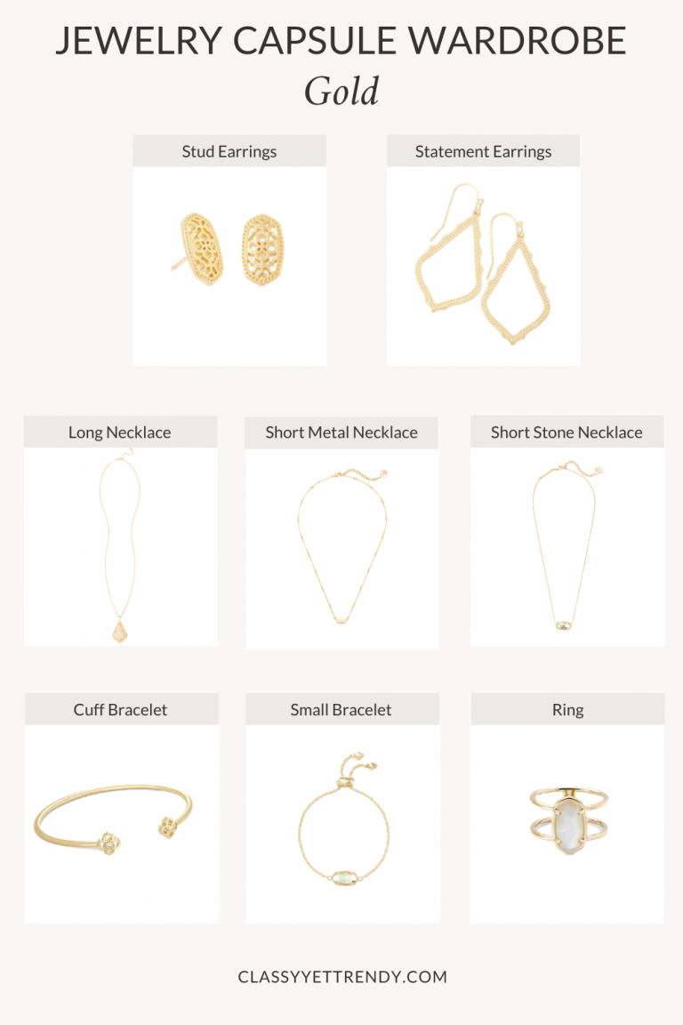 How To Create A Jewelry Capsule Wardrobe + 3 Jewelry Capsules