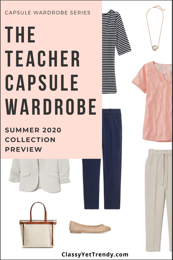 The Teacher Capsule Wardrobe Summer 2020 Preview + 10 Outfits