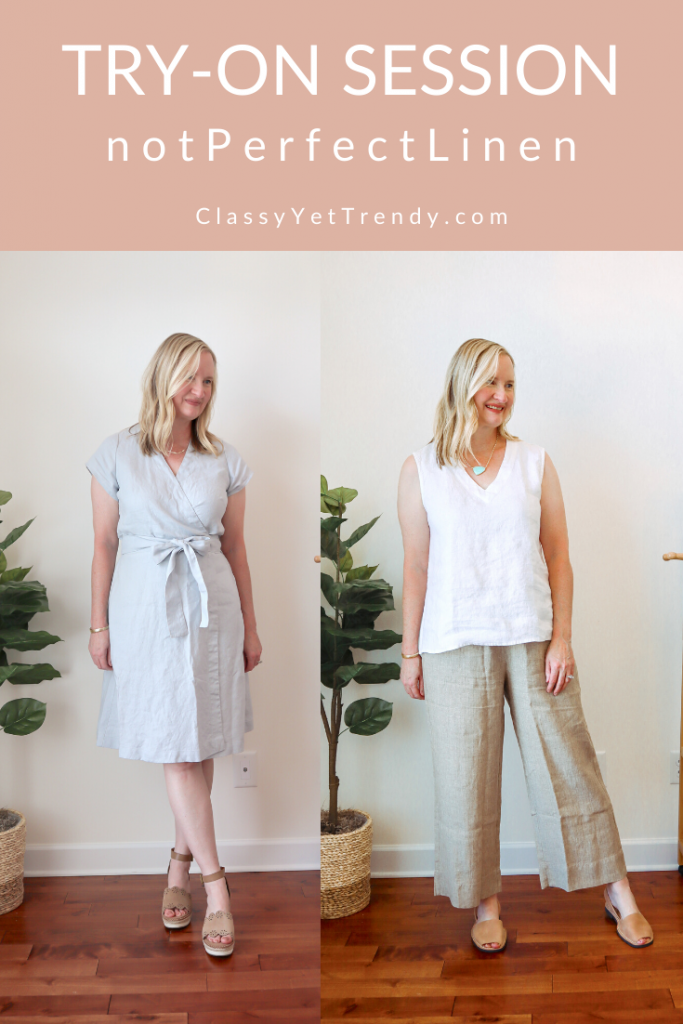 notPerfectLinen Sustainable and Ethically Made Top and Dress Try-On ...