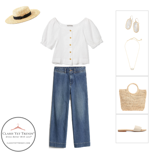 French Minimalist Capsule Wardrobe Summer 2020 - outfit 31