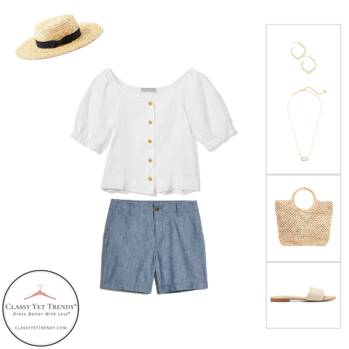 French Minimalist Capsule Wardrobe Summer 2020 - outfit 39