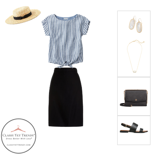 French Minimalist Capsule Wardrobe Summer 2020 - outfit 49