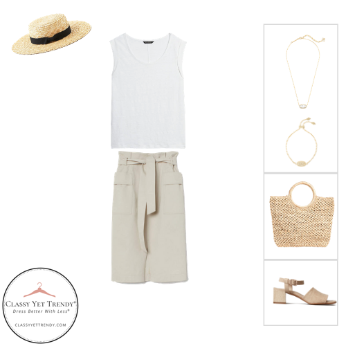 French Minimalist Capsule Wardrobe Summer 2020 - outfit 59