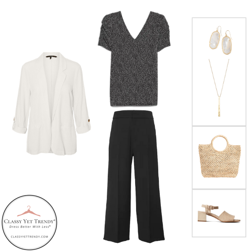 French Minimalist Capsule Wardrobe Summer 2020 - outfit 7