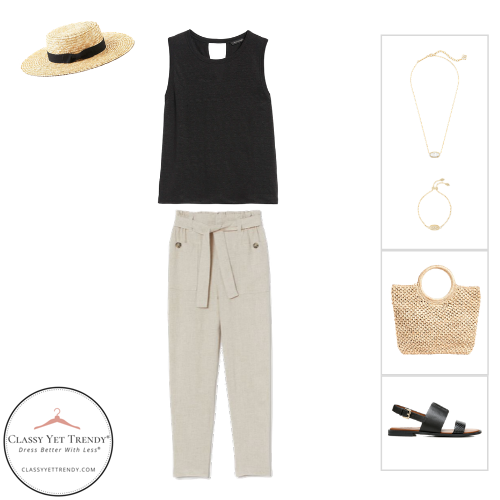 French Minimalist Capsule Wardrobe Summer 2020 - outfit 85