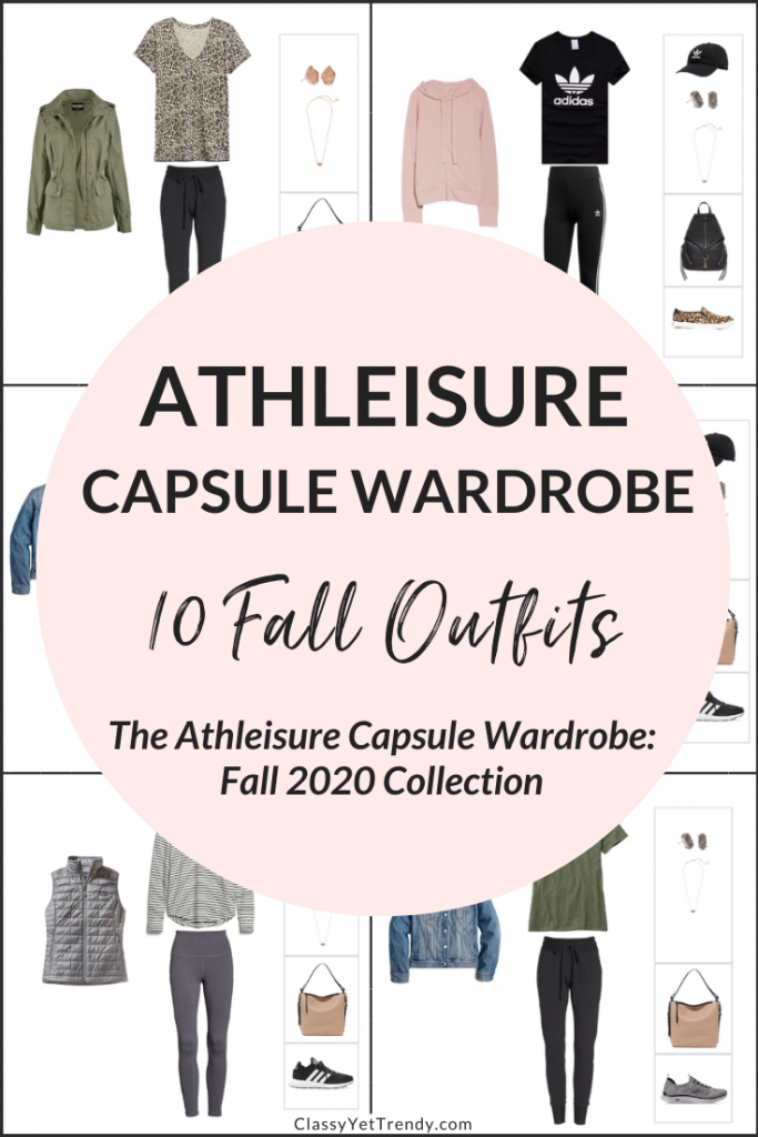 Athleisure Capsule Wardrobe Fall 2020 - 10 Outfits Pin1