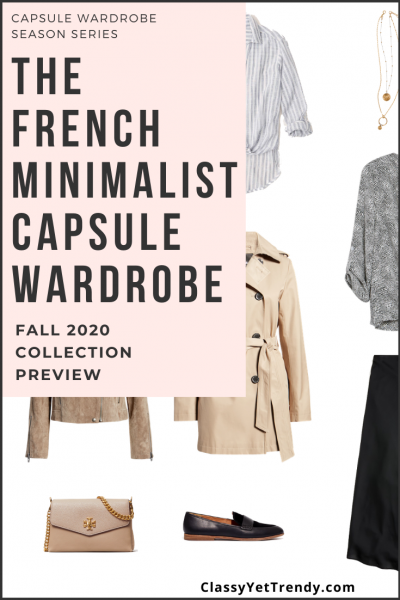 The French Minimalist Fall 2020 Capsule Wardrobe Sneak Peek + 10 ...