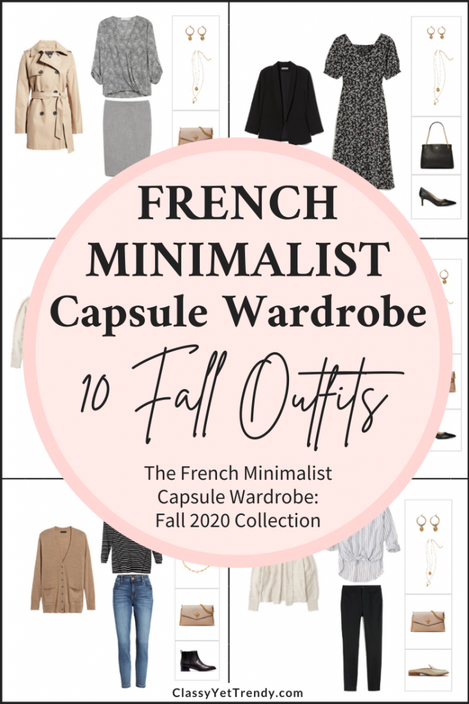 French Minimalist Capsule Wardrobe Fall 2020 Preview + 10 Outfits