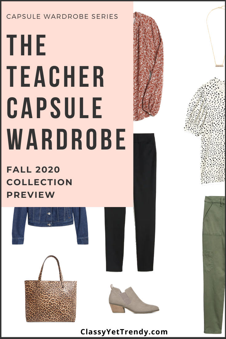 The Teacher Capsule Wardrobe Fall 2020 Preview + 10 Outfits
