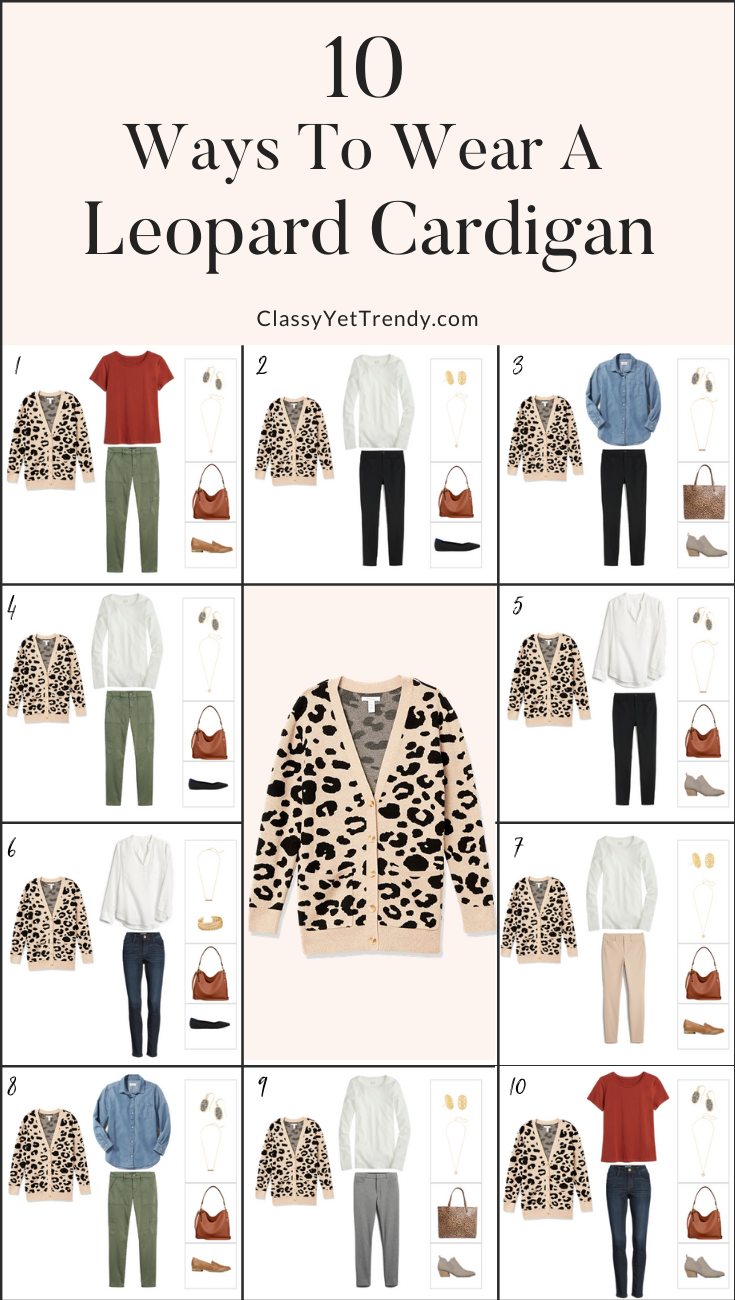 10 Ways To Wear A Leopard Cardigan