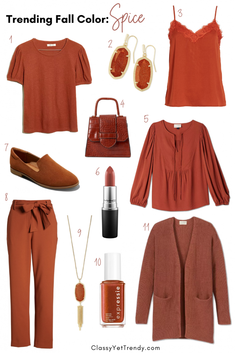 Trending Fall Color: Spice