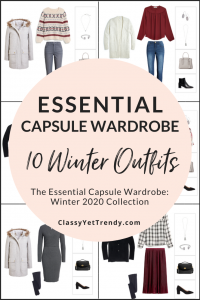 The Essential Capsule Wardrobe Winter 2020 Preview + 10 Outfits