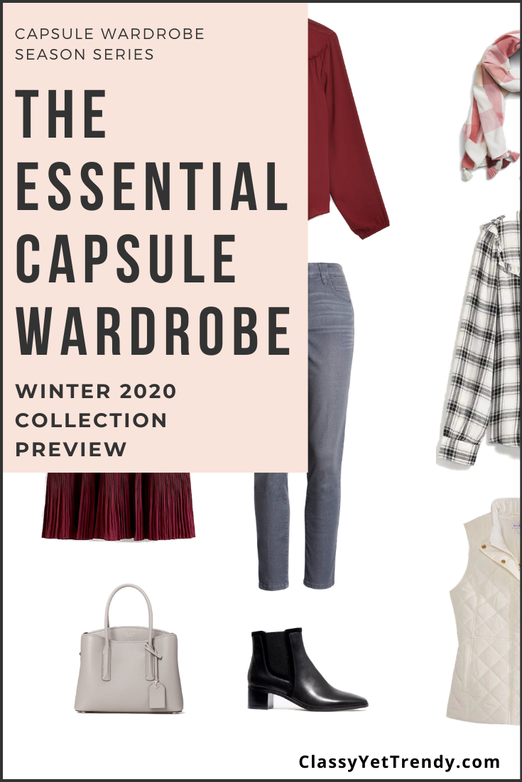 The Essential Capsule Wardrobe Winter 2020 Preview + 10 Outfits