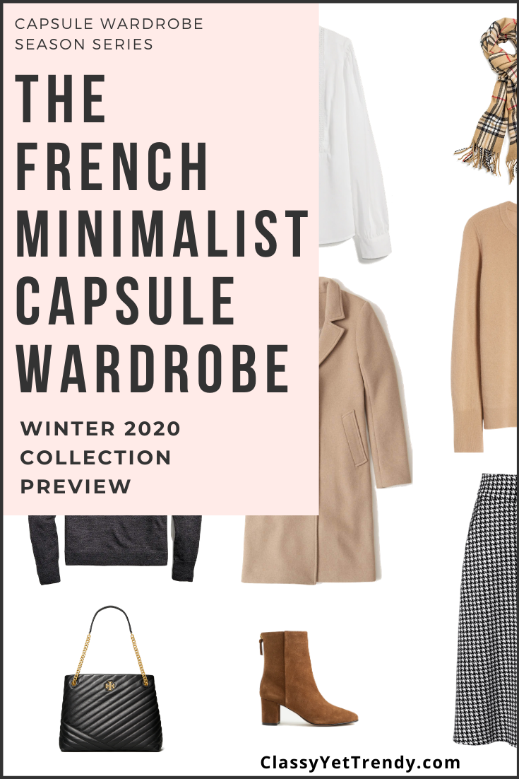 The French Minimalist Winter 2020 Capsule Wardrobe Sneak Peek + 10 Outfits