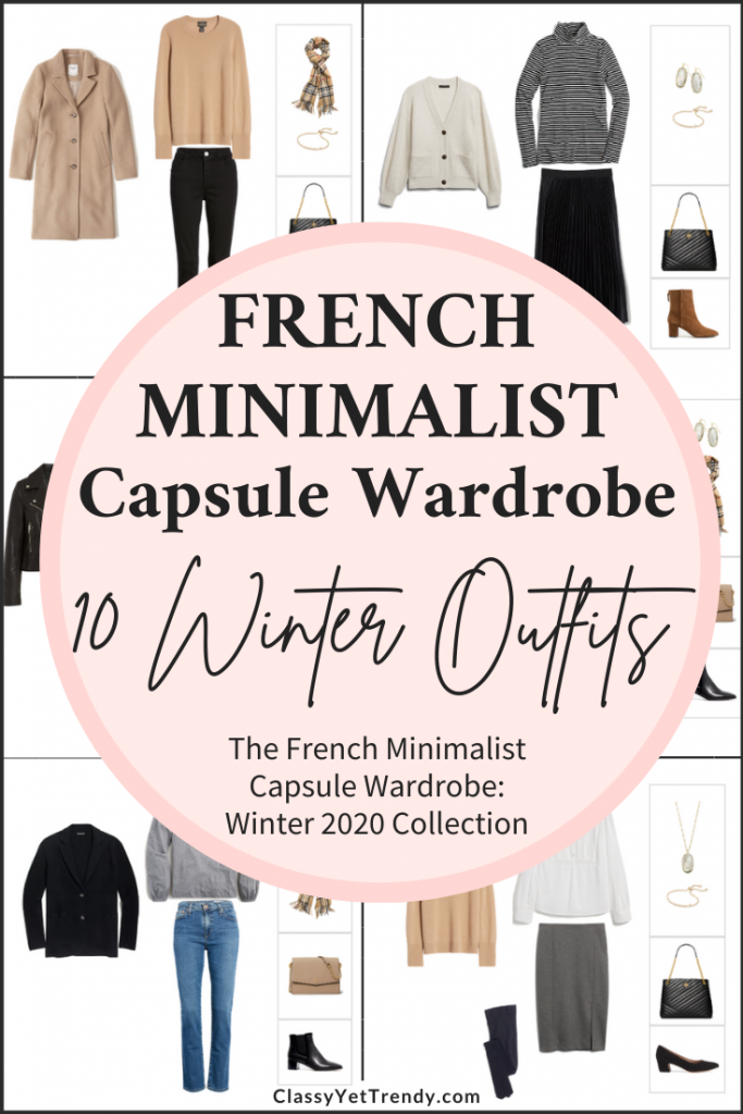 French Minimalist Capsule Wardrobe Winter 2020 Preview + 10 Outfits