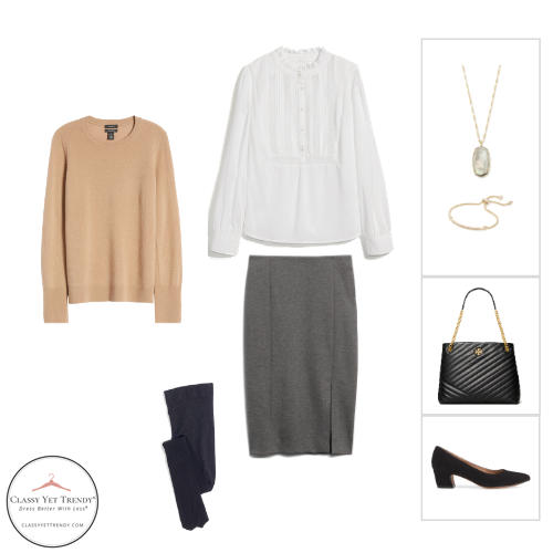 French Minimalist Capsule Wardrobe Winter 2020 - outfit 4