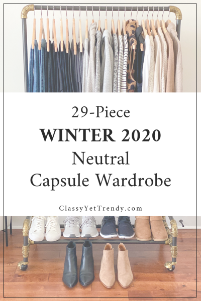 My 29-Piece Winter 2020 Neutral Capsule Wardrobe