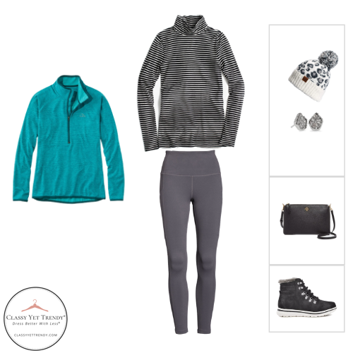 Athleisure Capsule Wardrobe Winter 2020 - outfit 1