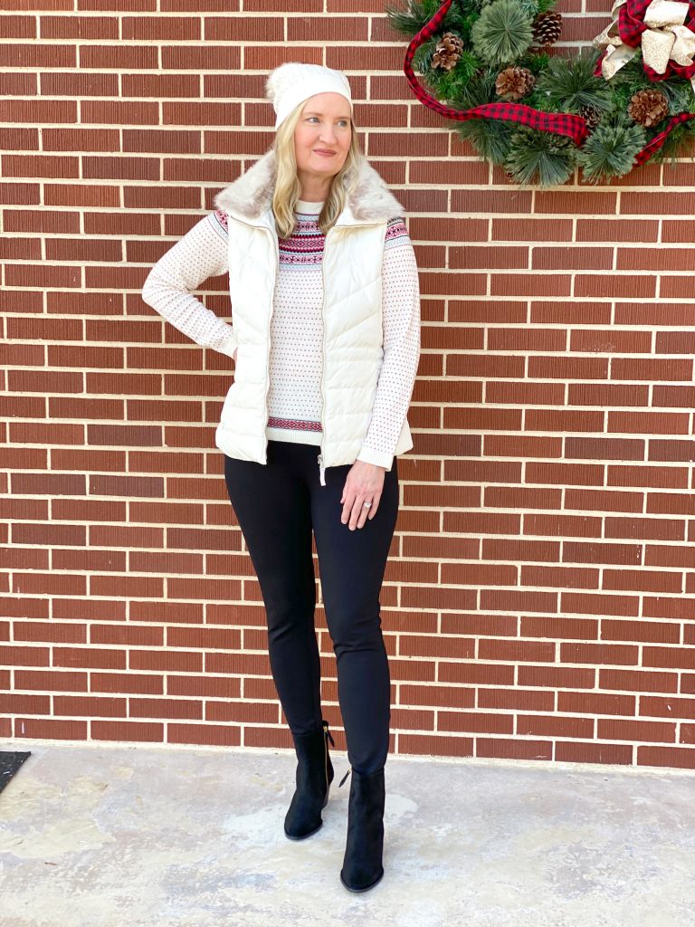 Fair Isle Winter Outfit with Talbots