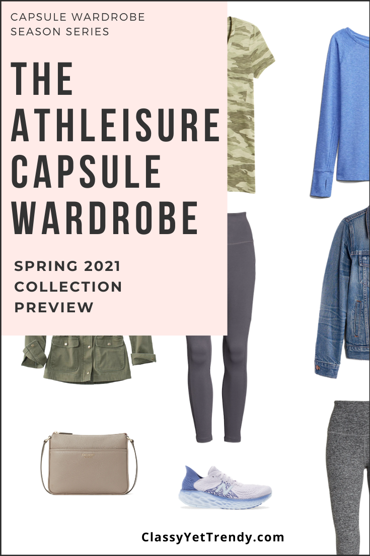 The Athleisure Spring 2021 Capsule Wardrobe Sneak Peek + 10 Outfits