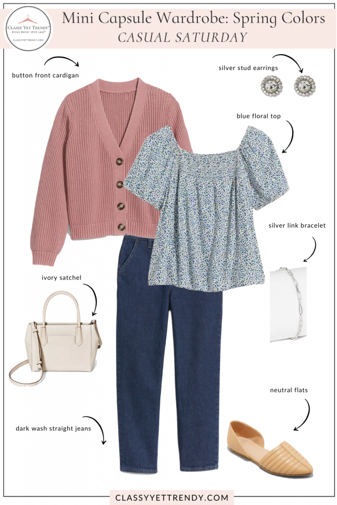 Spring Colors Mini Capsule Wardrobe (Budget Buys Under $50) - Classy ...