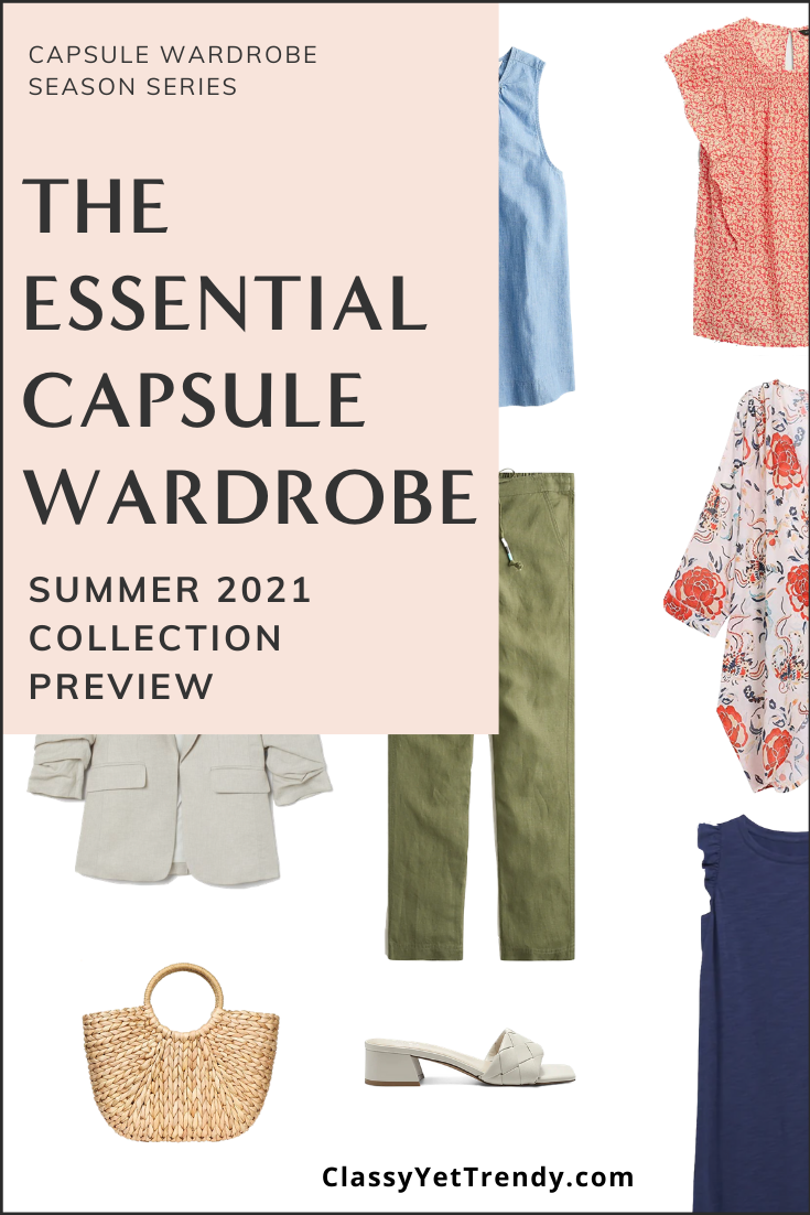 The Essential Summer 2021 Capsule Wardrobe Sneak Peek + 10 Outfits