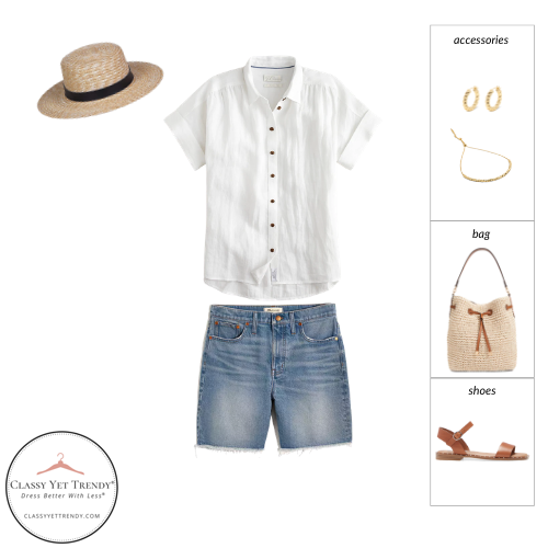 French Minimalist Capsule Wardrobe Summer 2021 - outfit 70