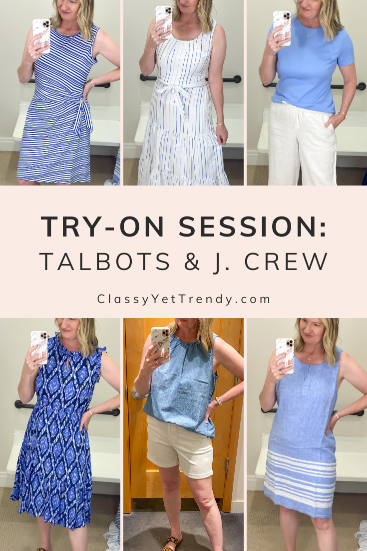 Our Nashville Anniversary Vacation & Talbots and J. Crew Try-On Session Reviews