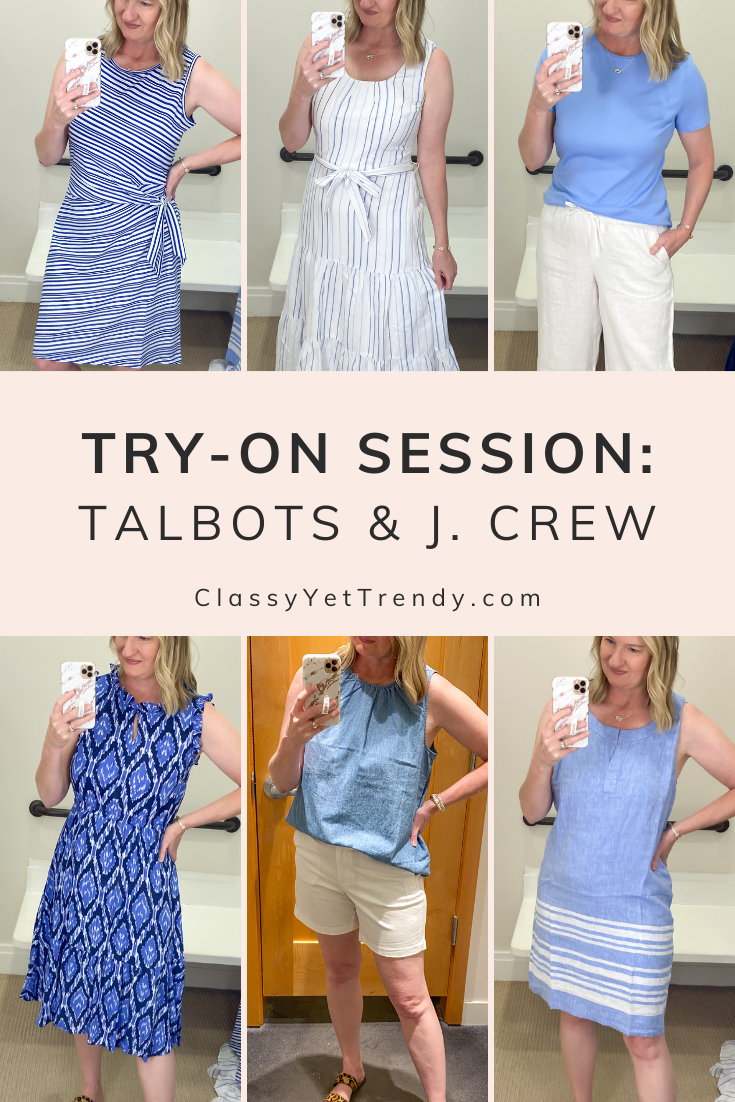 Our Nashville Anniversary Vacation Talbots and J. Crew Try On