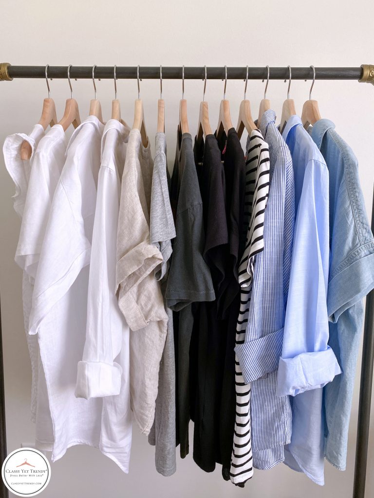 My 25 Piece Summer 2021 Neutral Capsule Wardrobe - tops1