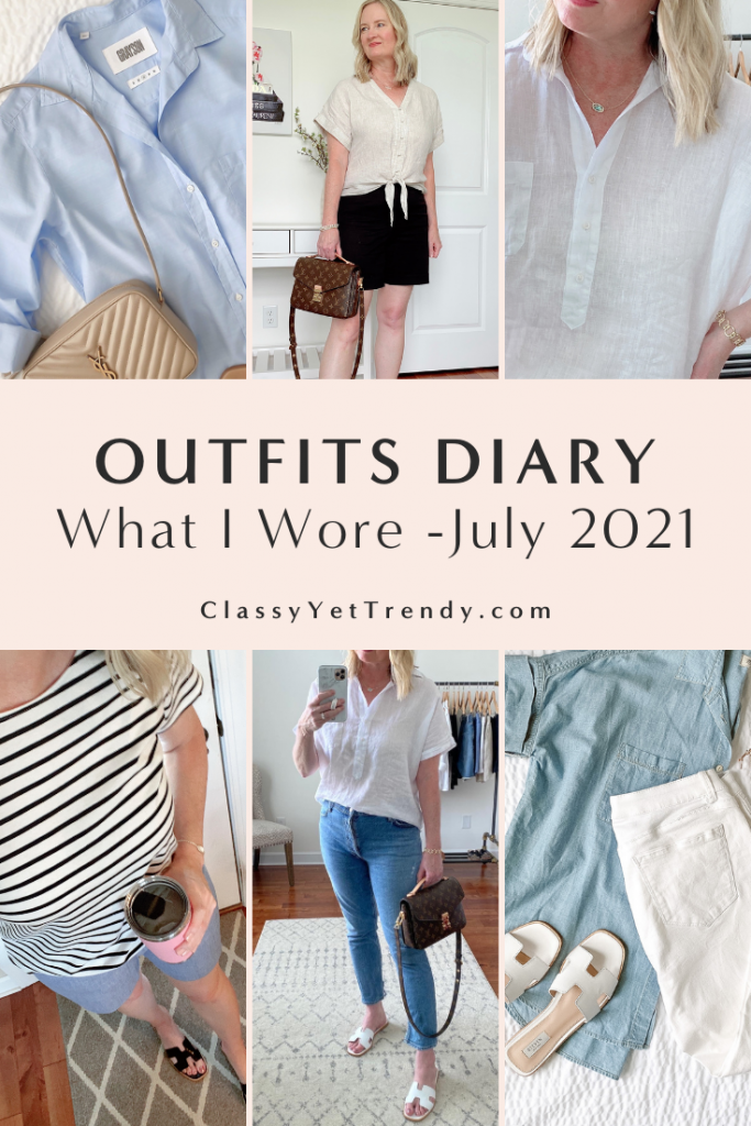 Outfits Diary What I Wore July 2021